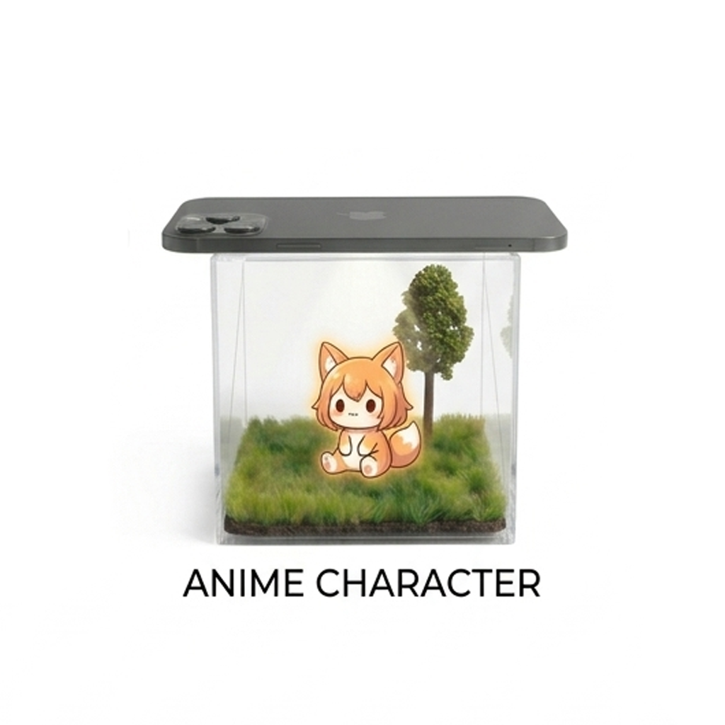 Pet Memorial 3D Hologram Projector Box