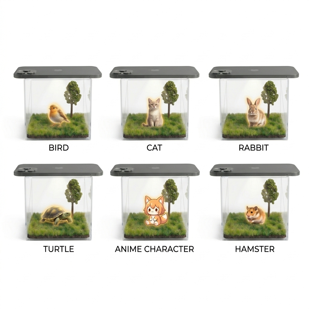 Pet Memorial 3D Hologram Projector Box